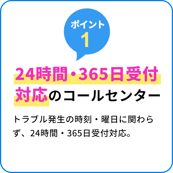 ポイント3 少ない会費で大きな安心