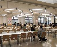 Our cafeteria boasts of its extensive menu